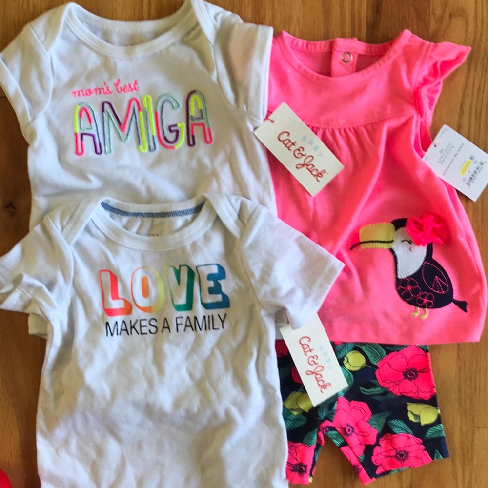NWT. 3-6 month Baby girl bundle